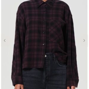 NWT AGOLDE COMER SHIRT ROOT ZS S  $258